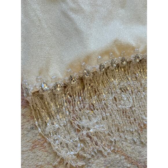 PatBO Hand Crystal Beaded High Neck Long Sleeve Mini Dress - Picture 11 of 16